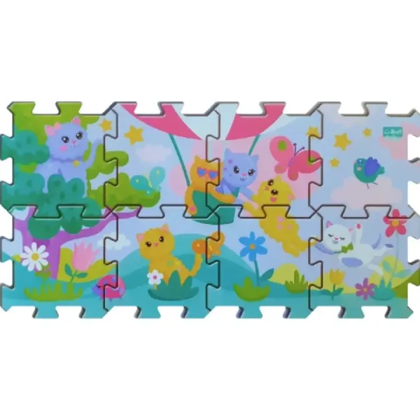Nezbedné kočky puzzle z pěny - Trefl obrázek 3