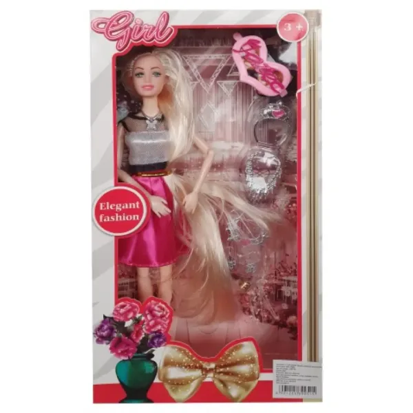 Nicky je elegantní módní panenka s dlouhými blond vlasy, 28 cm, s doplňky v různých variantách. obrázek 4