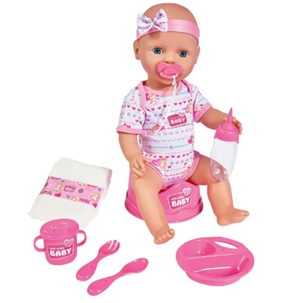 Novorozenecké dítě s doplňky pro močení 43cm - Simba Toys obrázek 2