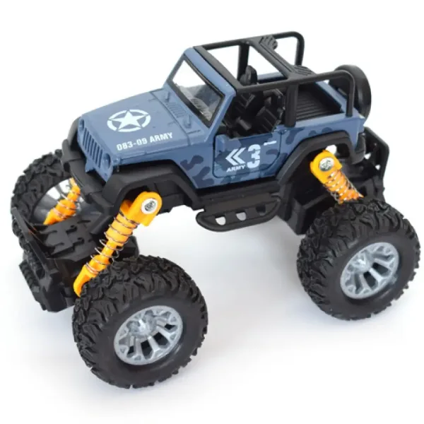 Off-Road tažení šedý Jeep terénní vůz 1/32 obrázek 2