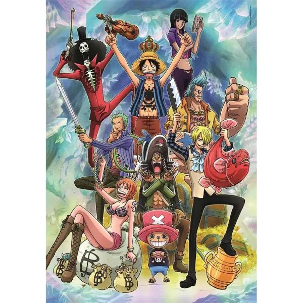 One Piece 1000 dílkové kompaktní puzzle 50x70cm - Clementoni obrázek 2