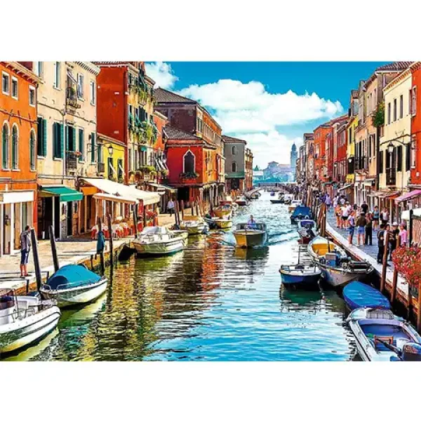 Ostrov Murano, Benátky, puzzle 2000 dílků - Trefl obrázek 2
