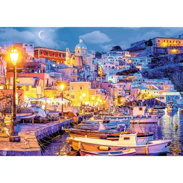 Ostrov Procida, Itálie 1000 dílků HQ puzzle - Trefl obrázek 2