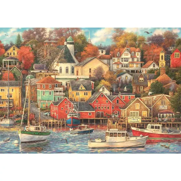 Přístavní město 1500 dílků HQC puzzle 84,5x59,5cm - Clementoni obrázek 2