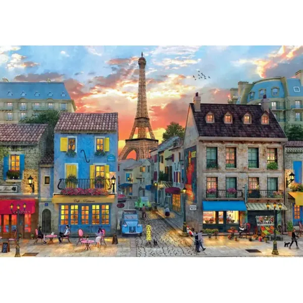 Pařížské ulice 1000dílné HQC puzzle - Clementoni obrázek 2