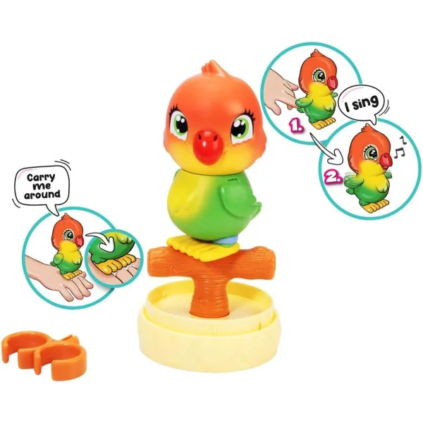 Pamper Petz: Mini Birdy interaktivní ptáček - Simba Toys obrázek 2