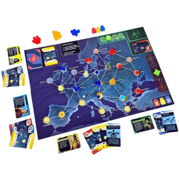 Pandemic: Oblast nebezpečí - Evropa desková hra obrázek 3