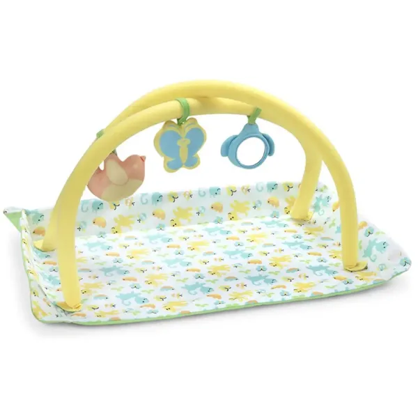 Panenky a domečky pro panenky - Hrací deka s hračkami pro miminka - Melissa & Doug obrázek 3
