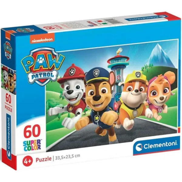 Tlapková patrola Supercolor puzzle 60 dílků - Clementoni obrázek 1