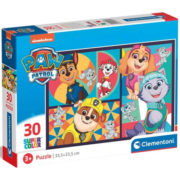 Patrola tlapky Supercolor puzzle 30 dílků - Clementoni obrázek 1