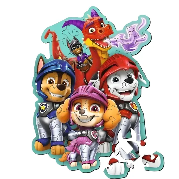 Paw Patrol 50dílné dřevěné puzzle - Trefl obrázek 2