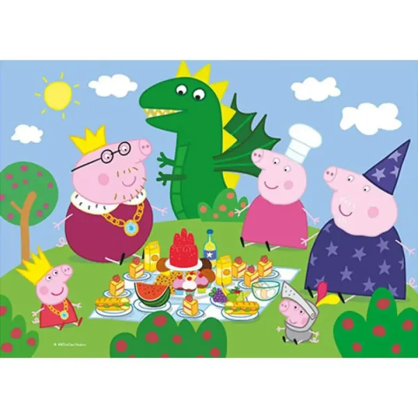 Peppa Pig Supercolor 2 v 1 puzzle 2x20 dílků - Clementoni obrázek 3