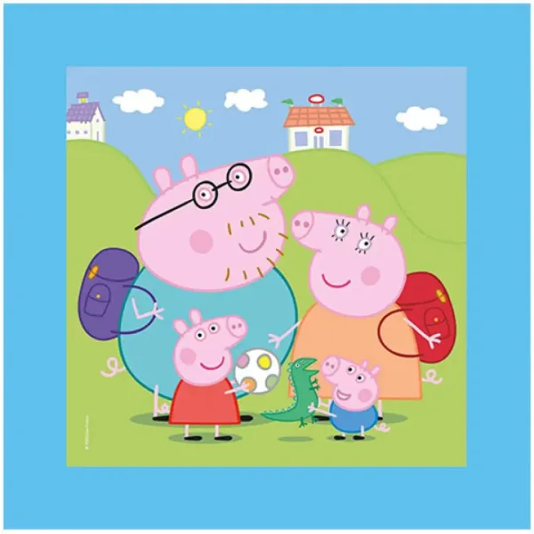 Peppa Pig rámové puzzle 60 dílků - Clementoni obrázek 2