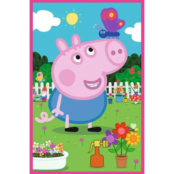 Peppa Pig síla přátelství 3x50dílné puzzle - Trefl obrázek 3