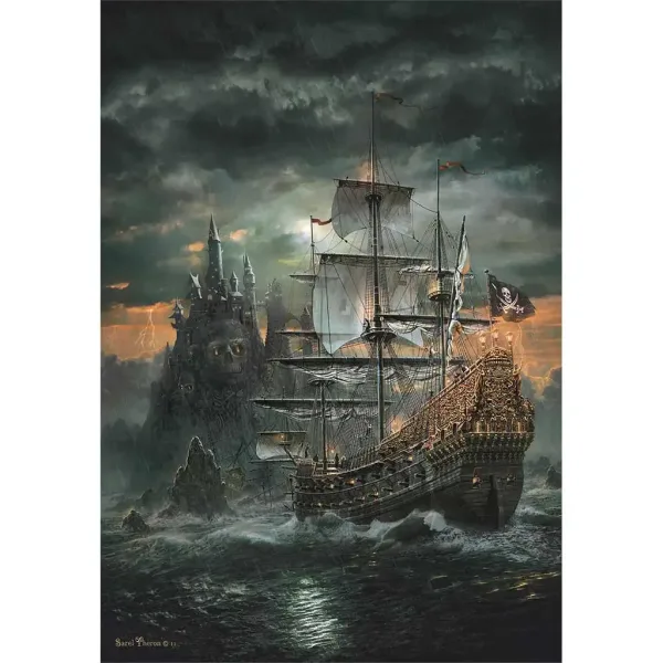Pirátská loď 1500 dílků HQC puzzle 59,5x84,5 cm - Clementoni obrázek 2