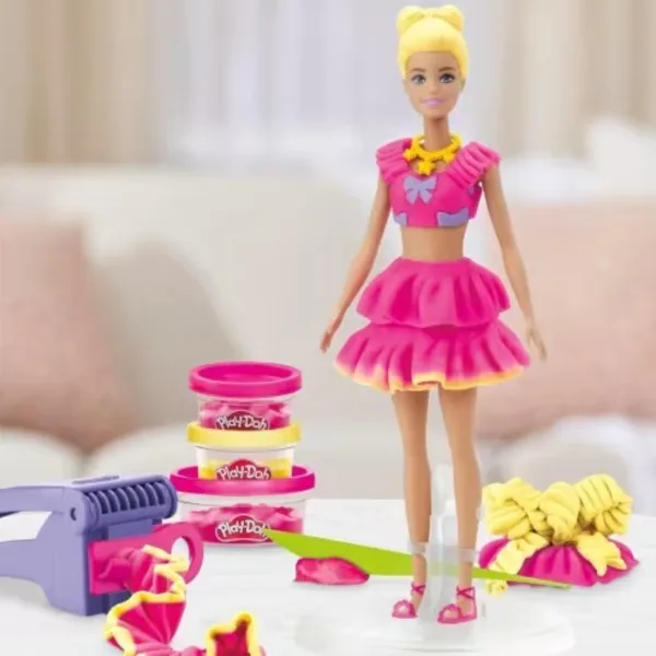 Play-Doh: Barbie kudrlinky a mašličky modelovací sada - Hasbro obrázek 3