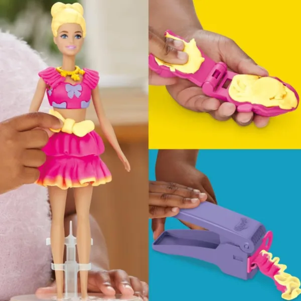 Play-Doh: Barbie kudrlinky a mašličky modelovací sada - Hasbro obrázek 4