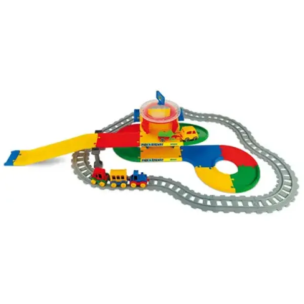 Play Track železniční trať a parkovací dům obrázek 2