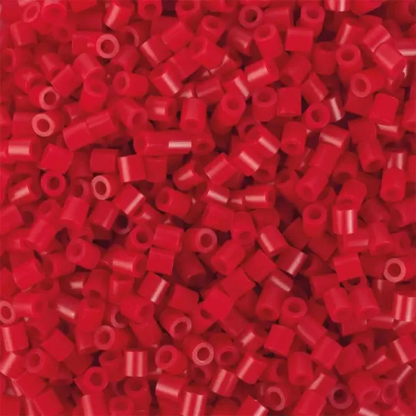 PlayBox: 5mm MIDI žehlicí korálky v červené barvě, balení 6000 kusů. obrázek 2