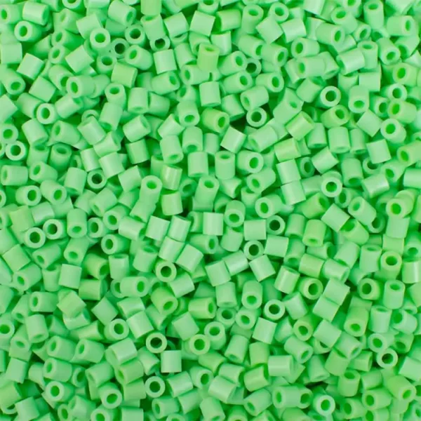 PlayBox: 5mm MIDI žehlitelné korálky světle zelené barvy v balení 6000 kusů. obrázek 2