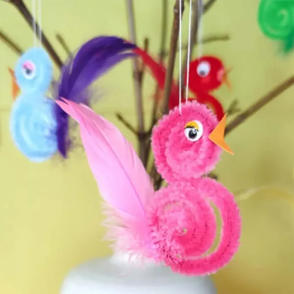 PlayBox: Barevné chenillové nitě základní barvy 1,6x28cm balení 50 kusů obrázek 2