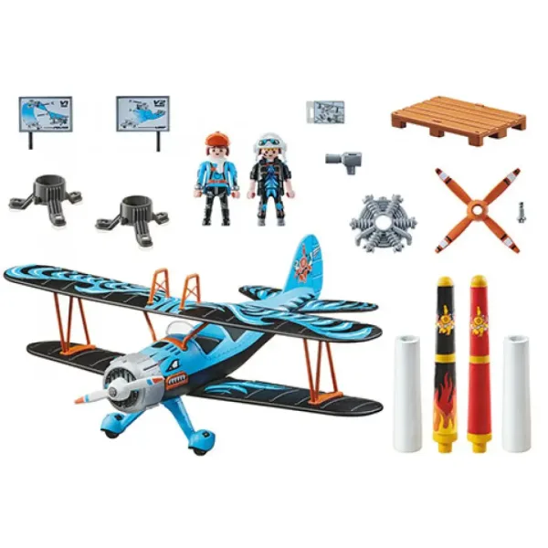 Playmobil: Air Stuntshow - "Fénix" dvouplošník se zvukem (70831) obrázek 2