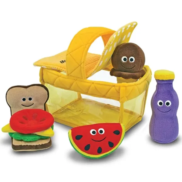 Plyšový piknikový koš 9dílná sada - Melissa & Doug obrázek 2