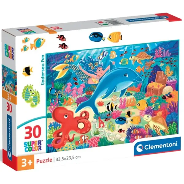 Podmořská dobrodružství 30dílné supercolor puzzle - Clementoni obrázek 1