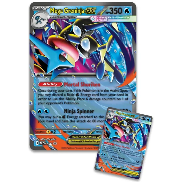 Pokémon TCG: Mega Greninja ex Prémiová kolekce obrázek 3