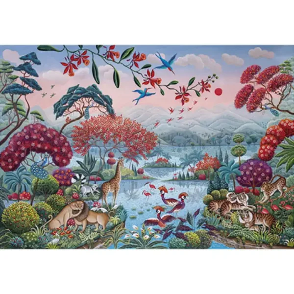 Poklidná džungle HQC puzzle 2000 dílků - Clementoni obrázek 2