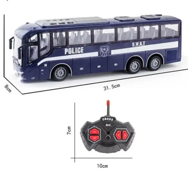 Policejní autobus na dálkové ovládání obrázek 2