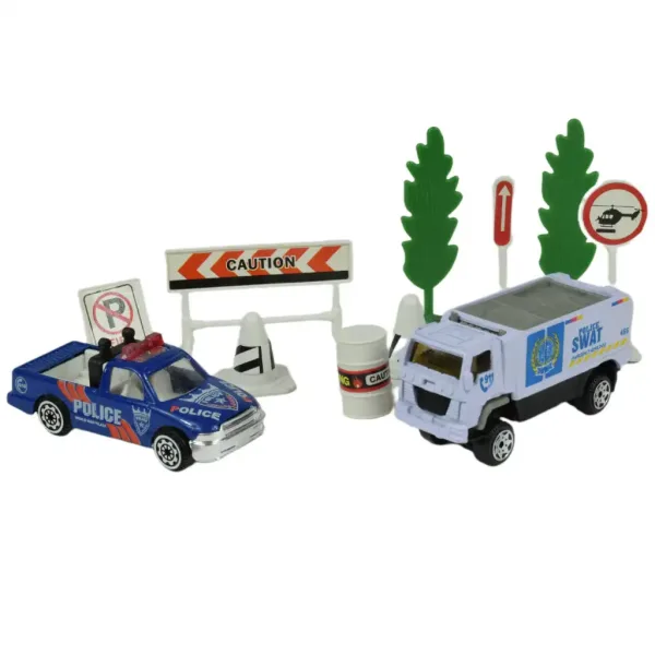 Policie Set: Policejní sada s vozidly a doplňky v několika variantách 1ks obrázek 9