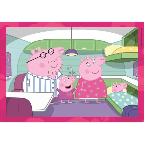 Prasátko Peppa 4 v 1 Supercolor puzzle - Clementoni obrázek 4