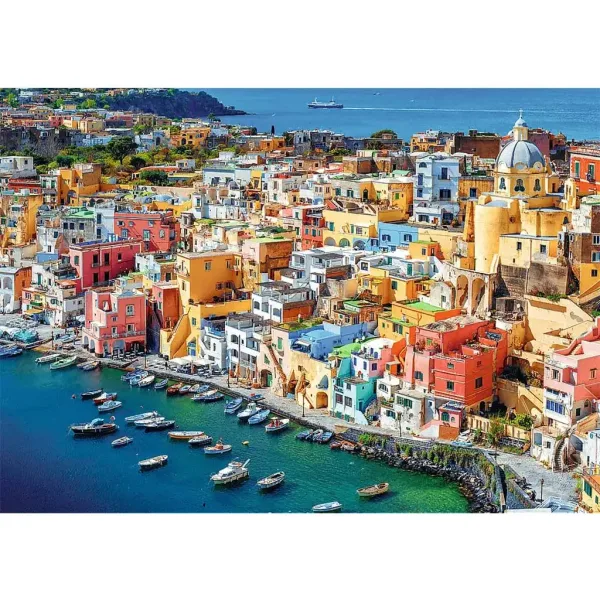 Procida, Kampánie, Itálie 500dílné puzzle - Trefl obrázek 2