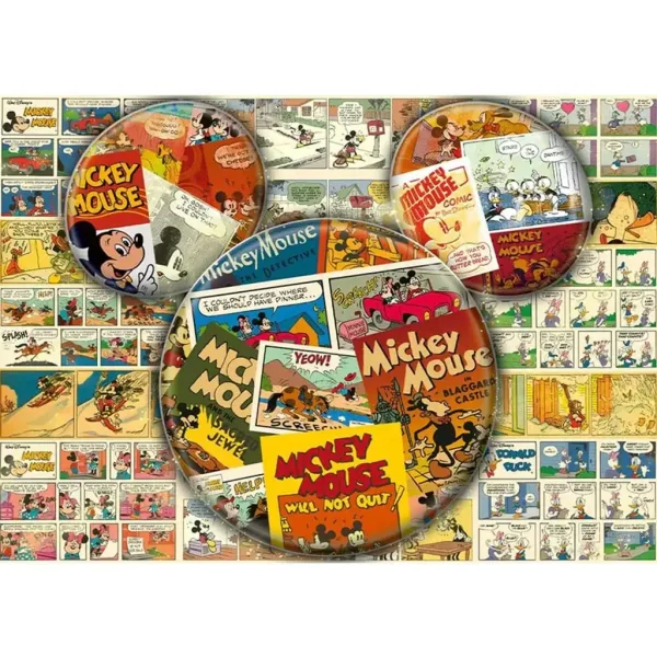 Puzzle 1000 ks s komiksem Mickey Mouse - Trefl obrázek 2