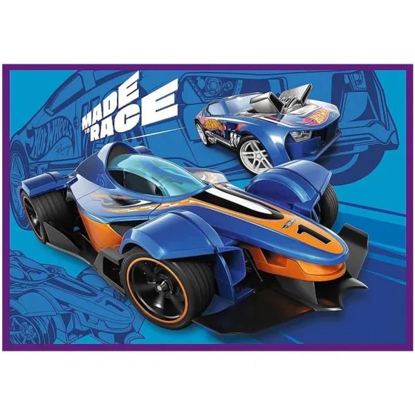 Puzzle Hot Wheels – závodní auta, 4 × 250 dílků – Trefl obrázek 2
