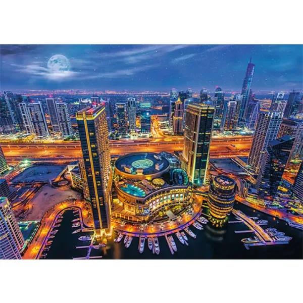 Puzzle Světla Dubaje 2000 dílků - Trefl obrázek 2