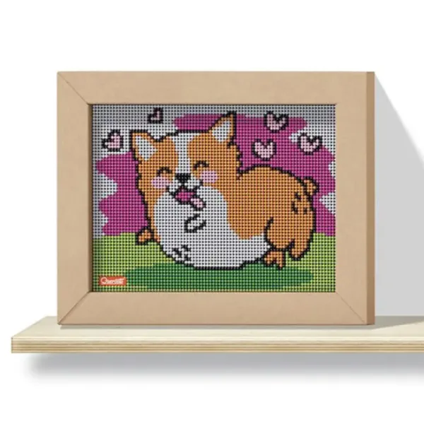 Quercetti: Pixel Art 4 Kawaii Corgi mozaikové kolíčky obrázek 2