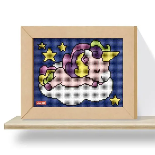 Quercetti: Pixel Art 4 Kawaii Jednorožec mozaikové kolíčky obrázek 2