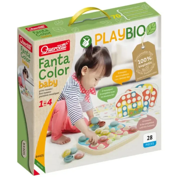 Quercetti: Play Bio Fantacolor Baby sada 28 kusů obrázek 1