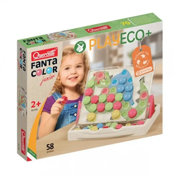 Quercetti: Play Eco Fantacolor junior sada s 58 kousky obrázek 1