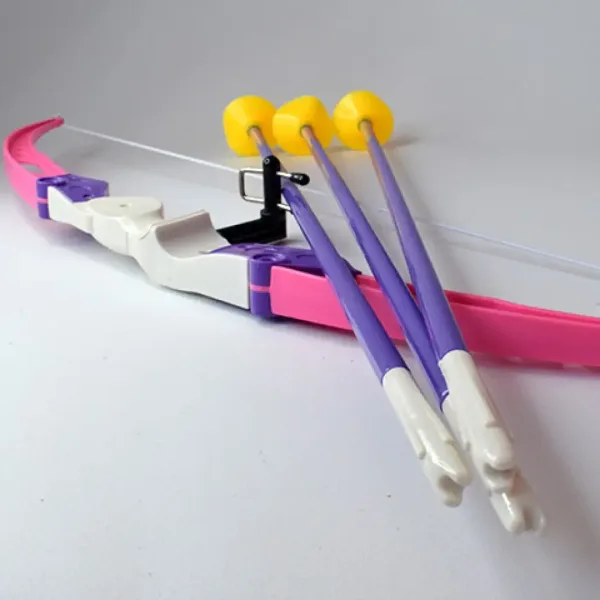 Růžová nová sada s přísavkami na šípy 54cm obrázek 5