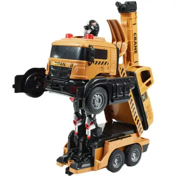 RC Dálkově ovládaný Autobot Titan robot přeměňující se na jeřábový vůz 27MHz 26cm obrázek 4