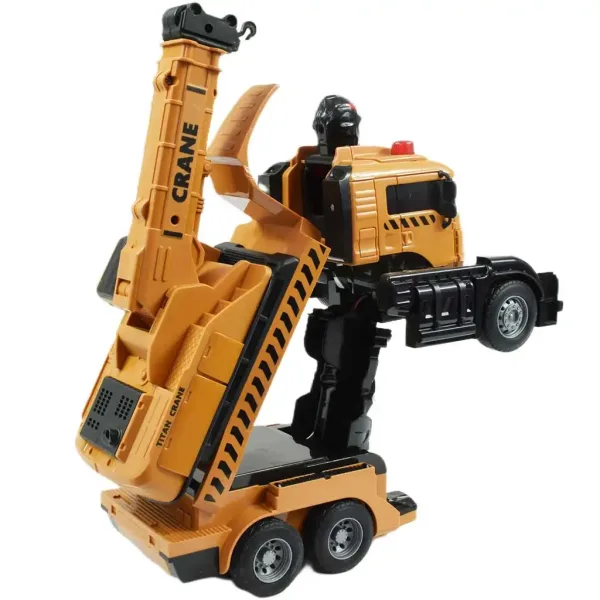 RC Dálkově ovládaný Autobot Titan robot přeměňující se na jeřábový vůz 27MHz 26cm obrázek 5