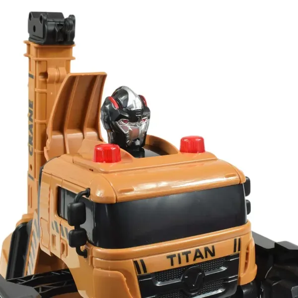 RC Dálkově ovládaný Autobot Titan robot přeměňující se na jeřábový vůz 27MHz 26cm obrázek 6