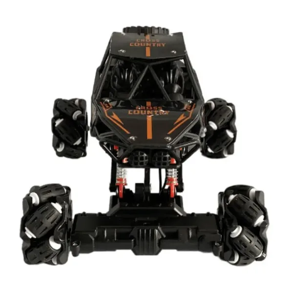 RC Dálkově ovládaný Cross Country Jeep s pohybem do stran, pružným zavěšením a světelnými efekty 21cm 2,4 GHz obrázek 3