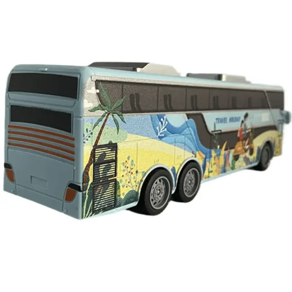 RC Dálkově ovládaný Travel Holiday City Bus s osvětlením 27MHz měřítko 1/32 délka 25cm obrázek 3