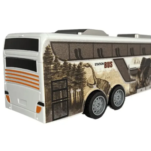 RC Dálkově ovládaný autobus Jurassic City s osvětlením 27MHz v měřítku 1/32, 25cm obrázek 3