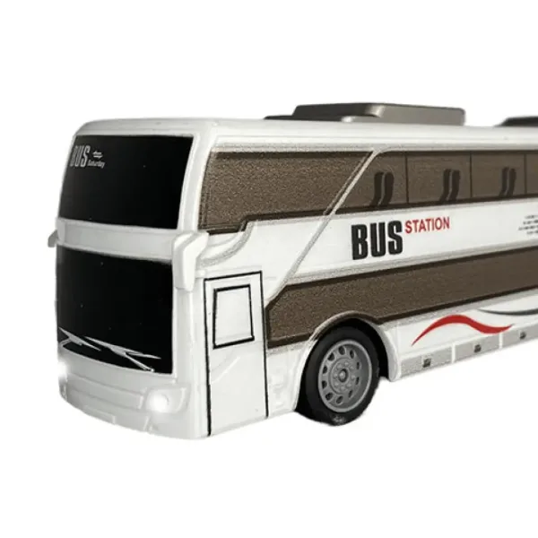 RC Dálkově ovládaný městský autobus s osvětlením 27MHz v měřítku 1/32, délka 25cm obrázek 2