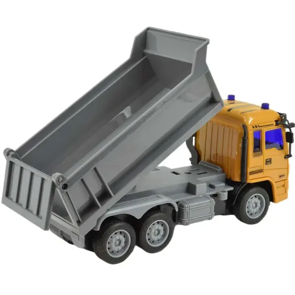 RC Dálkově ovládaný stavební nákladní automobil s efekty světla 27MHz 20cm v několika variantách 1ks obrázek 3